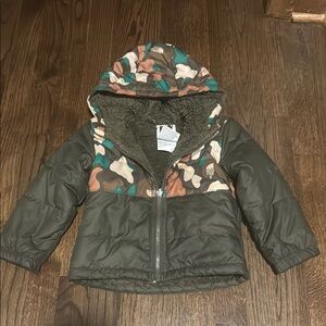 Kids Camouflage Jacket with Hood